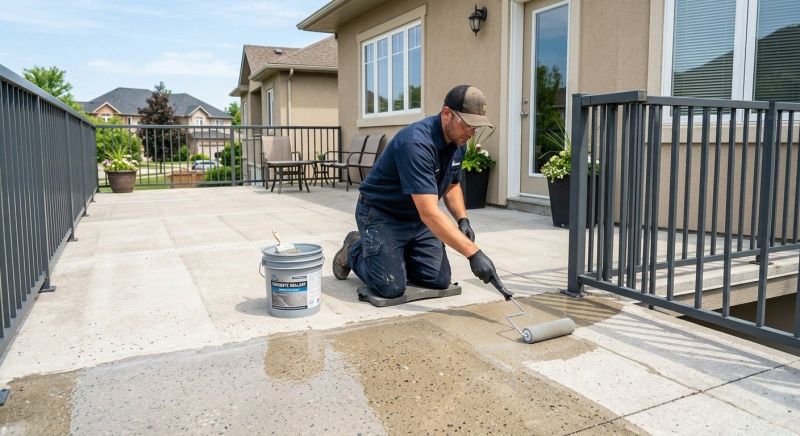 Concrete Deck Sealing in Redmond, WA