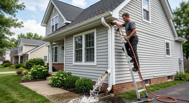 Gutter Downspout Unclogging in Long Island, NY